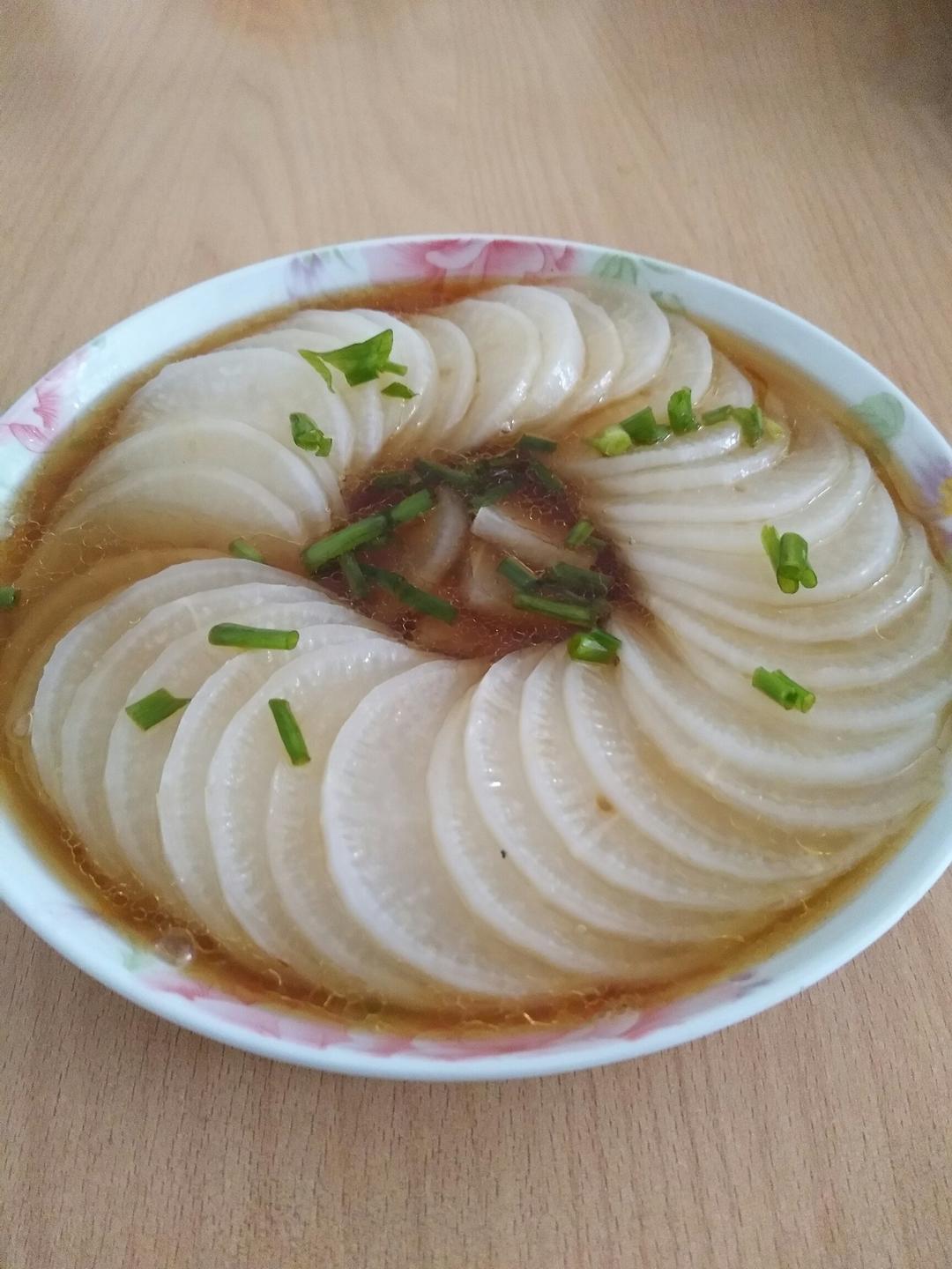清蒸白萝卜