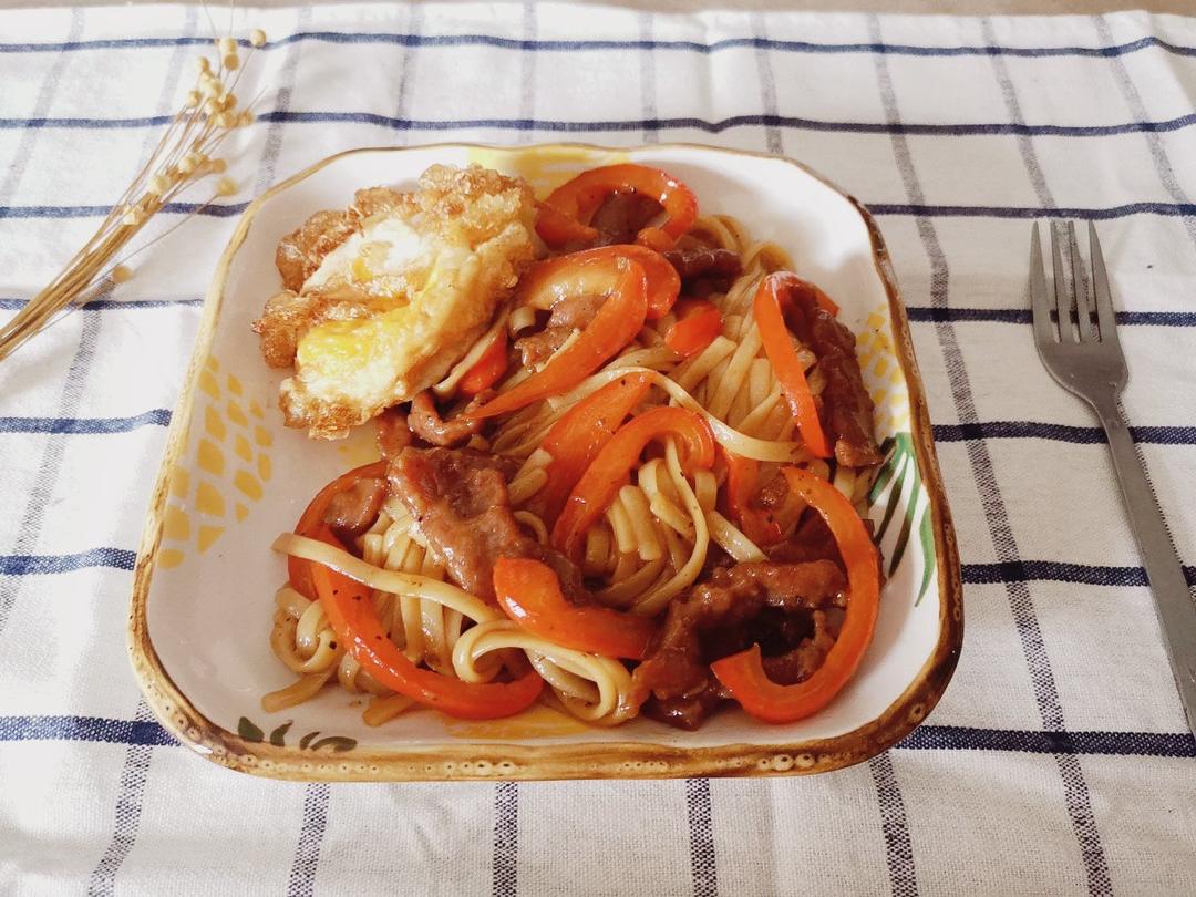 比餐厅好吃的黑椒牛柳意面🍝零失败简单教程