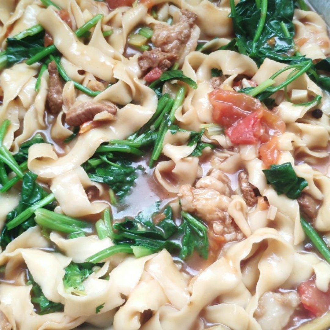 家常羊肉炝锅面