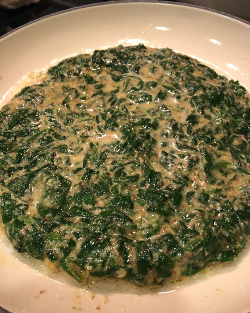 菠菜鸡蛋饼