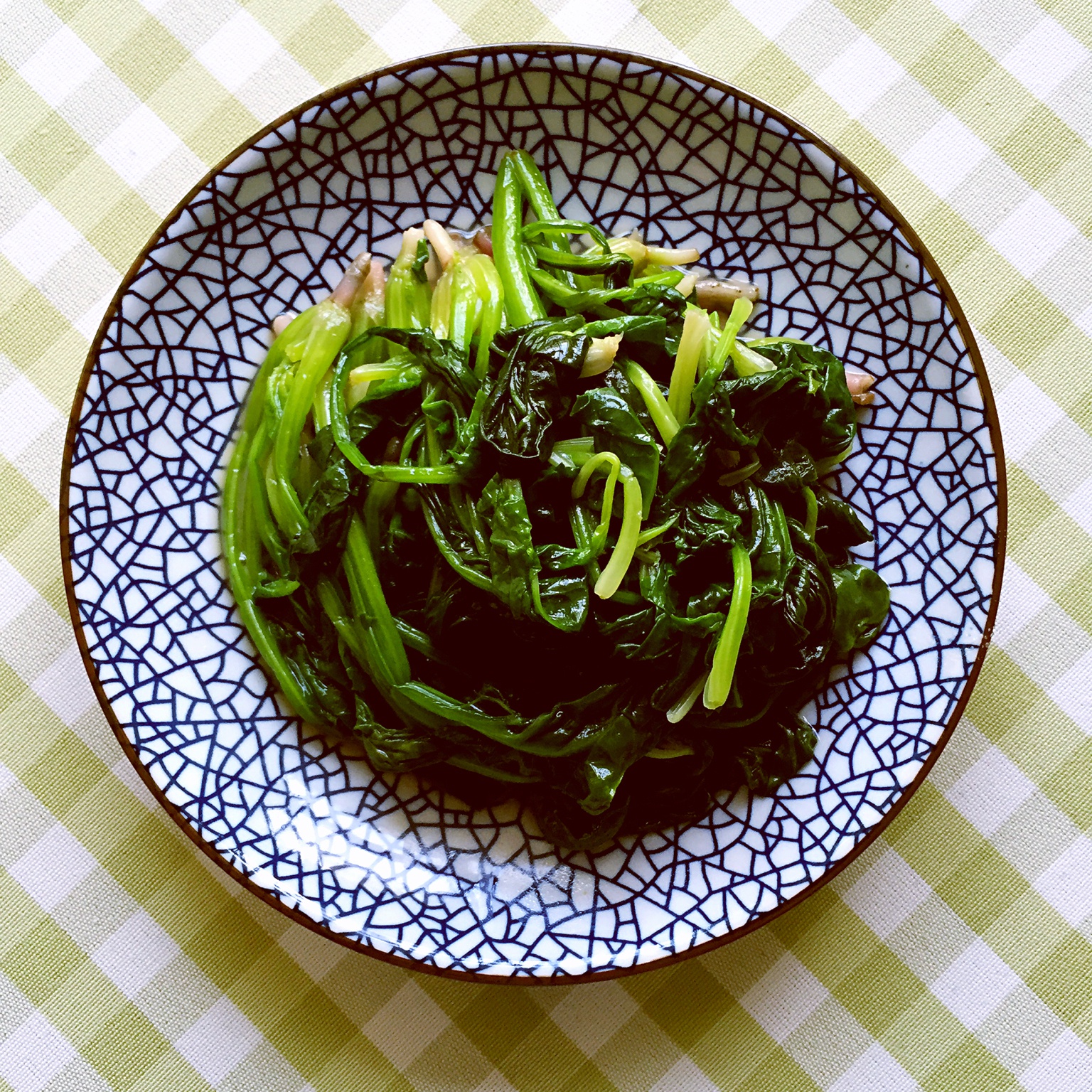 凉拌菠菜