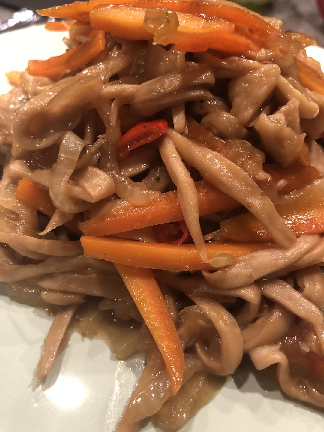手撕杏鲍菇的做法