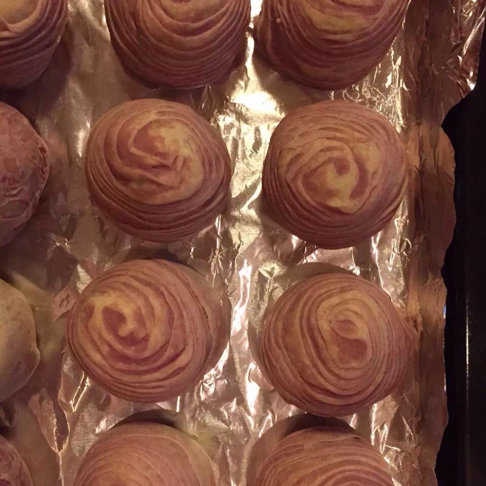 麻薯香芋酥/台湾大甲芋头酥(无猪油完美复刻2015.10修订各种抹茶酥、绿茶酥、蛋黄酥、紫薯酥通用哟）