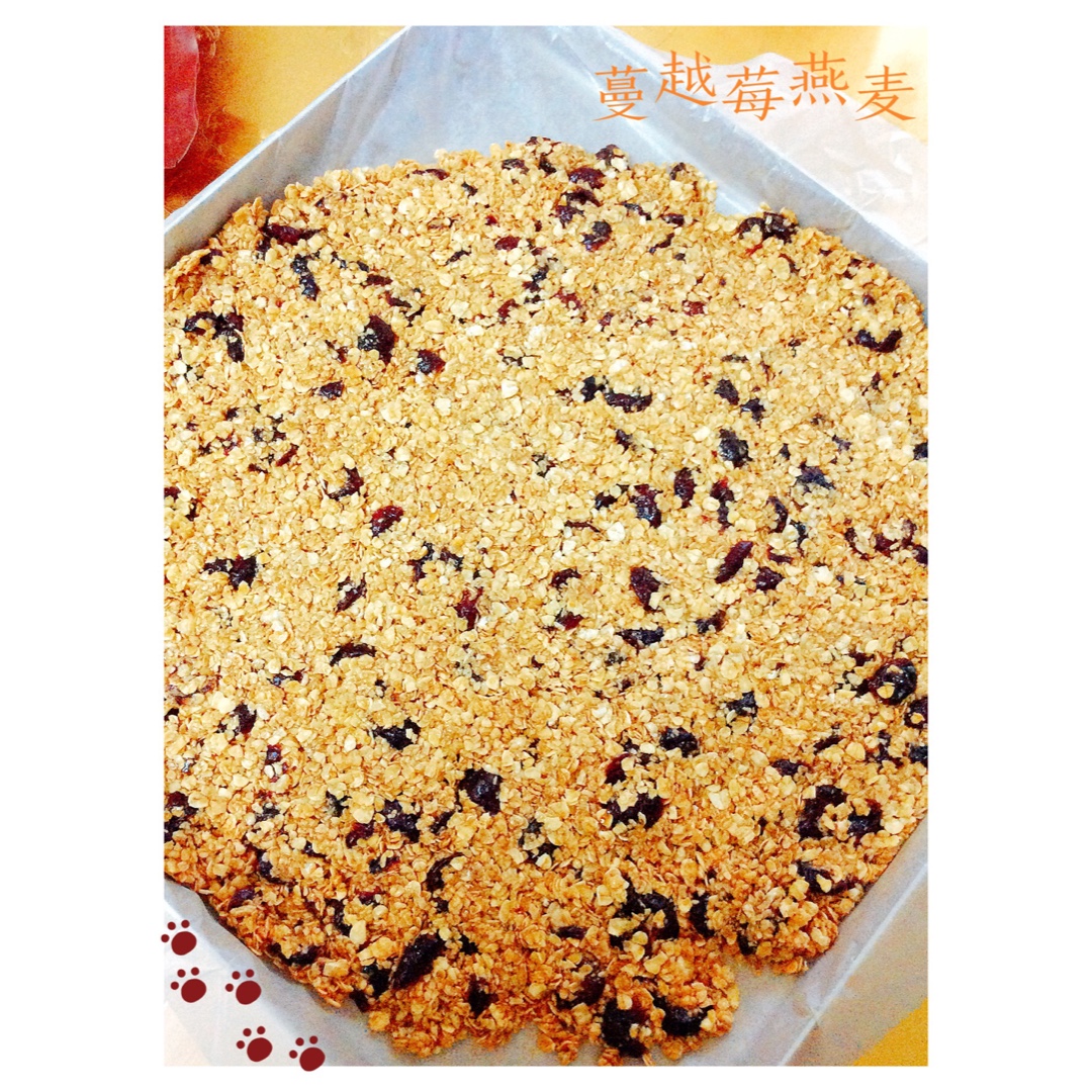 红枣蔓越莓烤麦片