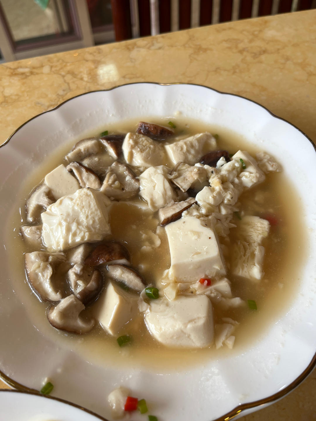 超简单还减脂 香菇烧豆腐