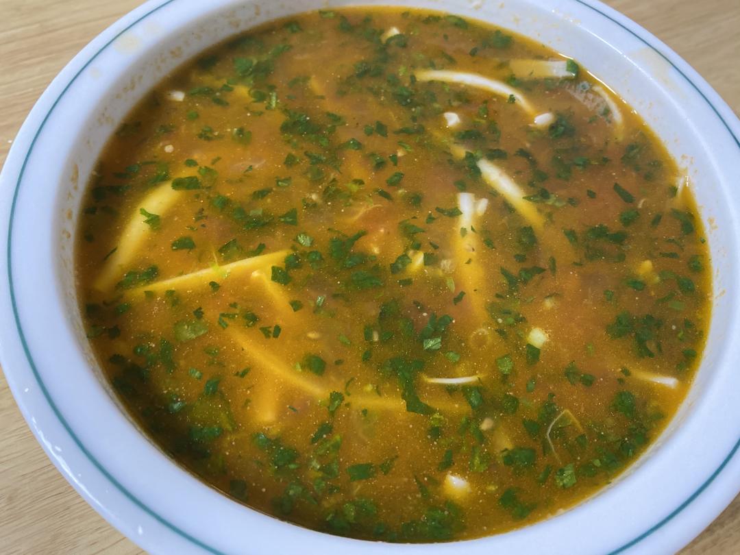 西红柿海鲜菇汤