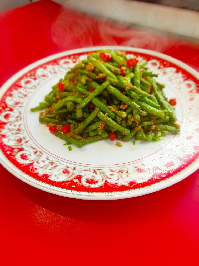 下饭菜《豆角炒肉沫》