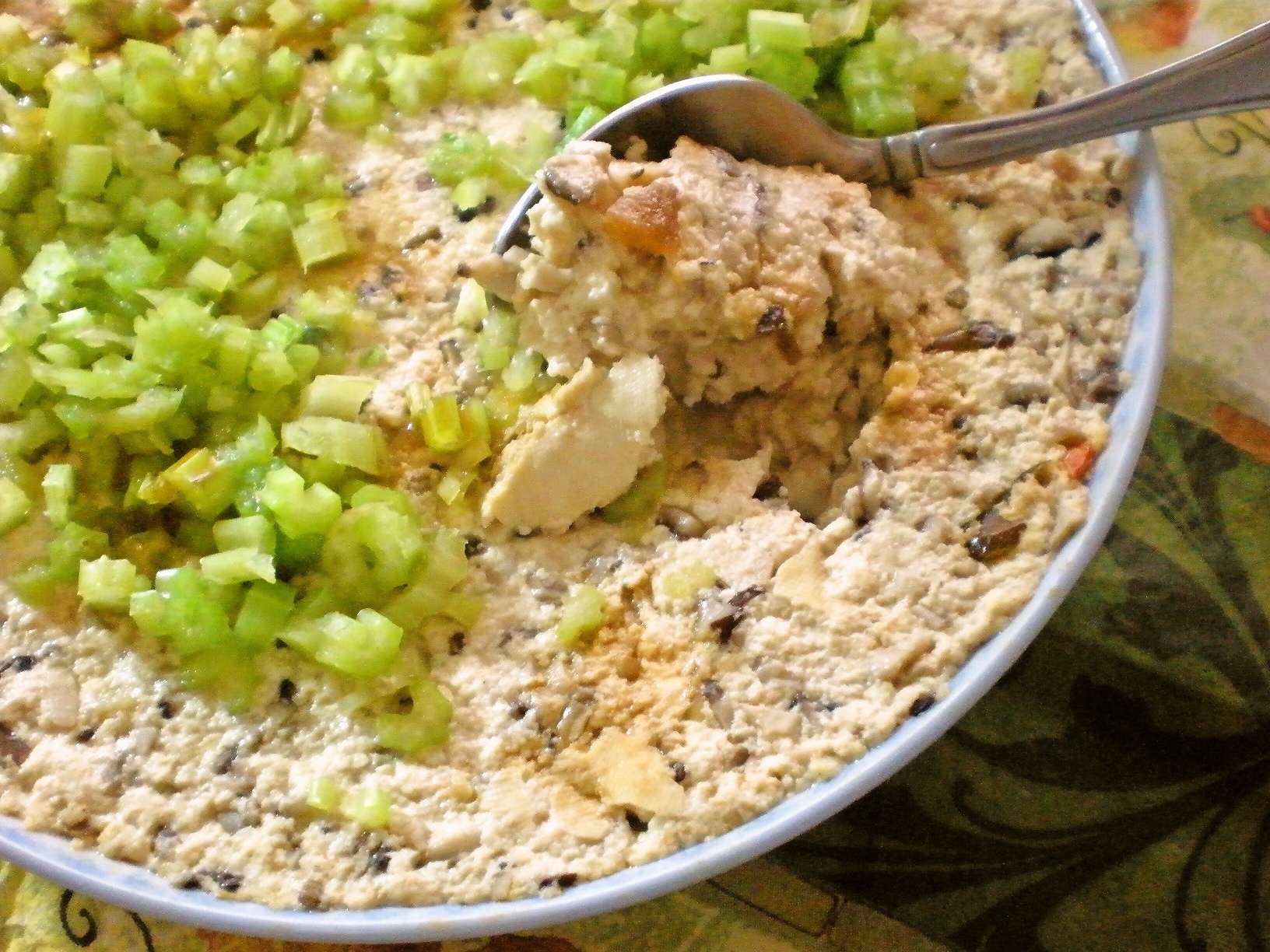 蒸豆腐饼