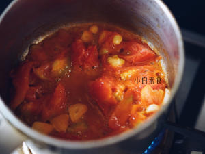 番茄丝瓜汤的做法 步骤3