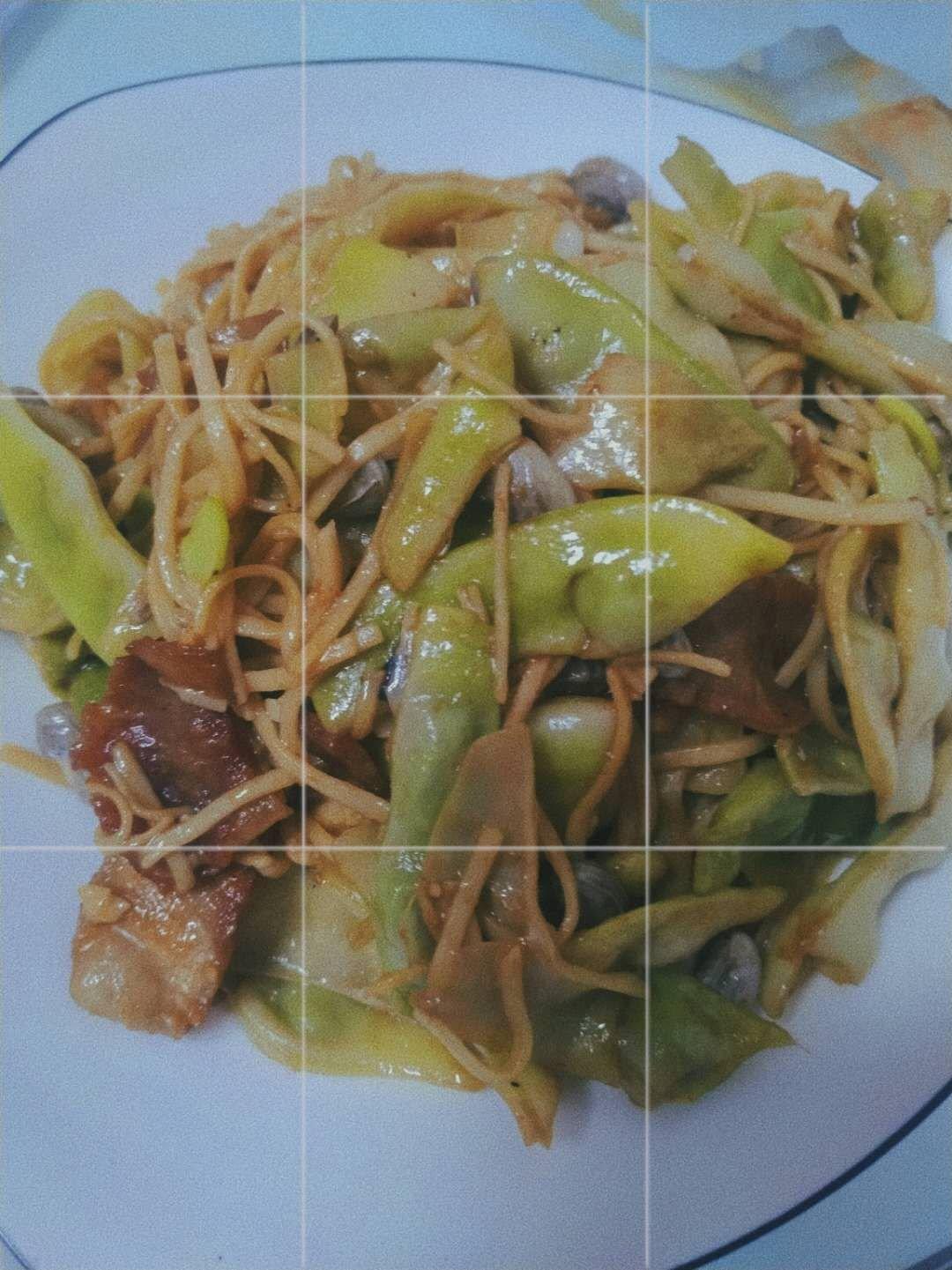 地道老北京扁豆焖面 豆角焖面 太好吃小心吃撑哦