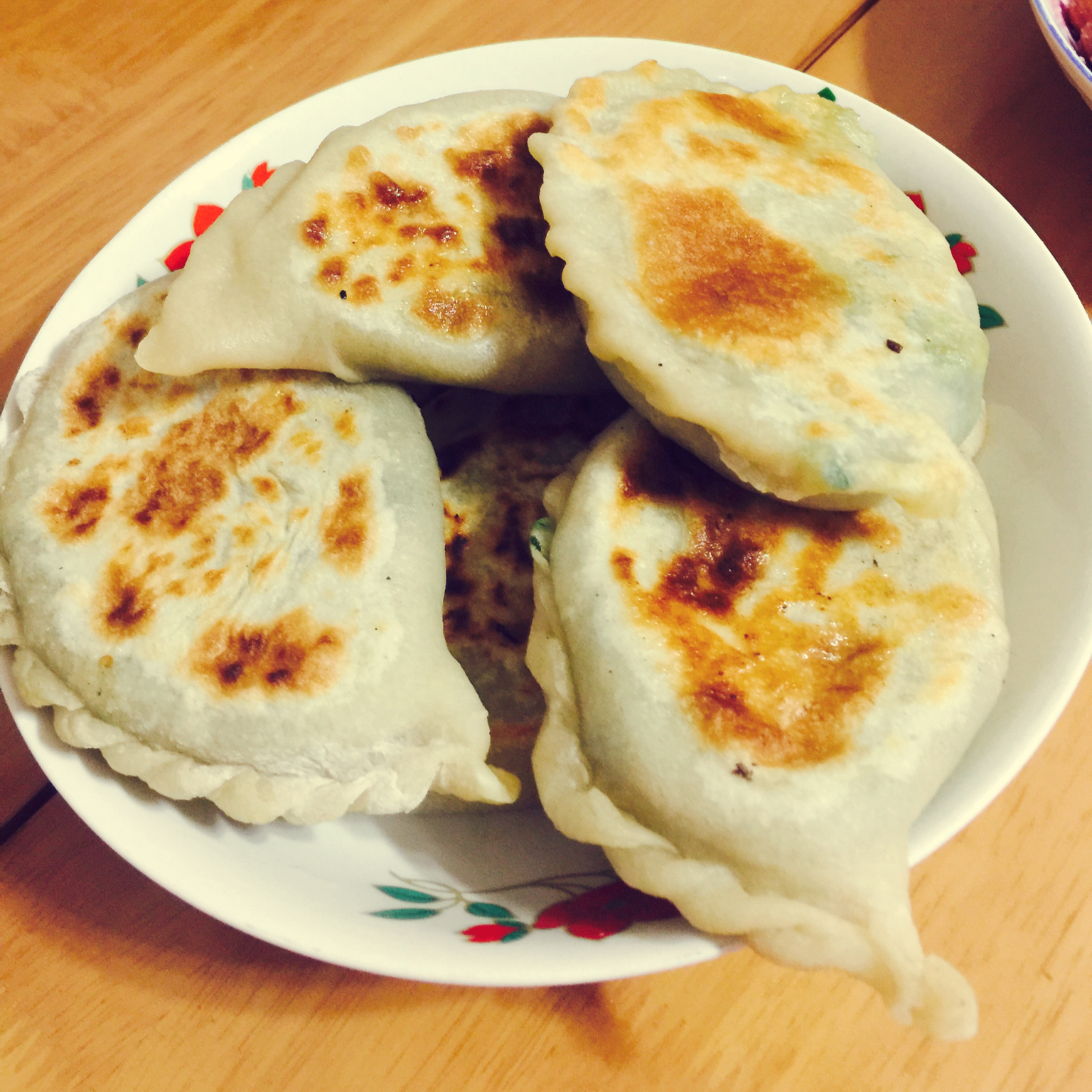 韭菜盒子 Chinese Leek and Egg Pasty