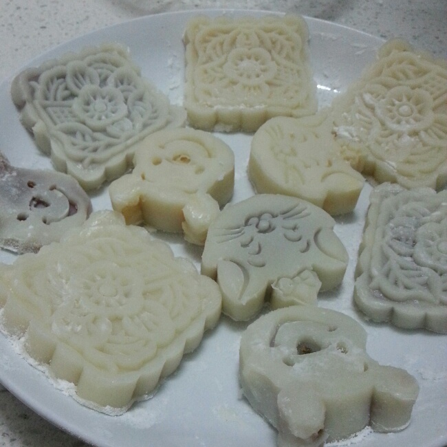 冰皮豆沙月饼