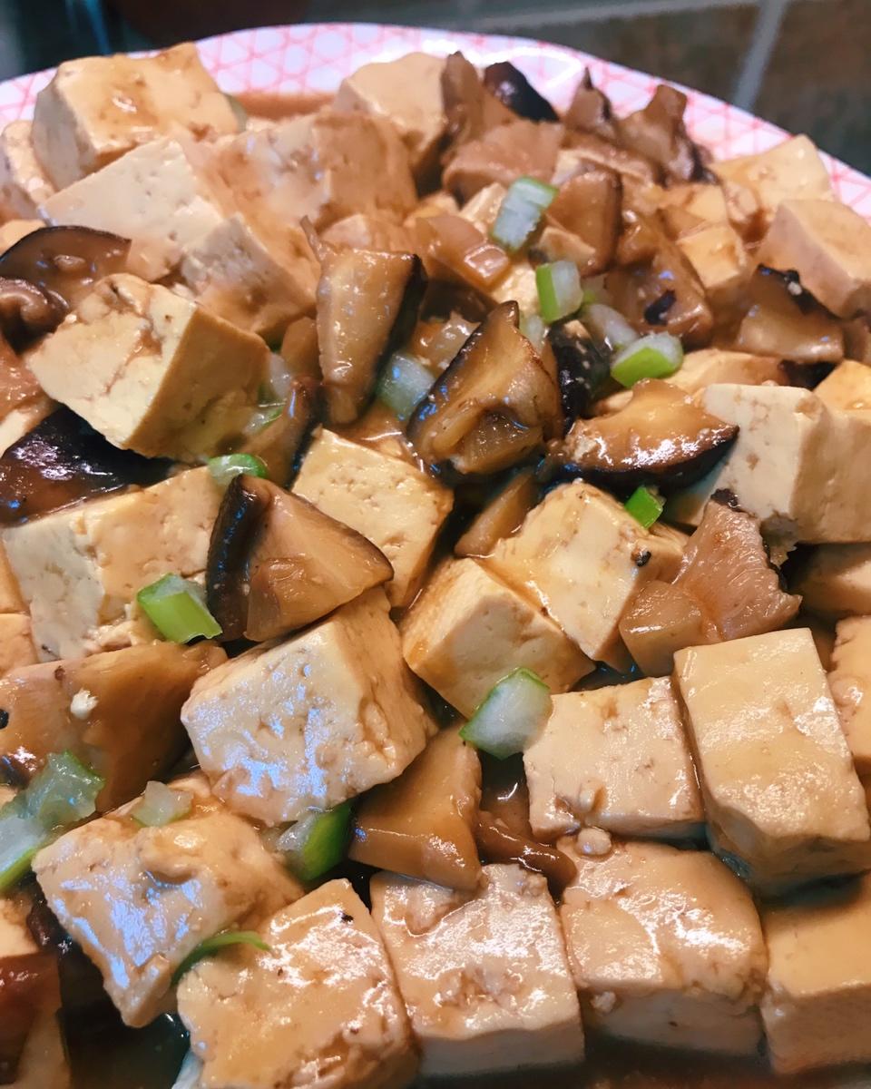 香菇烧豆腐「素」