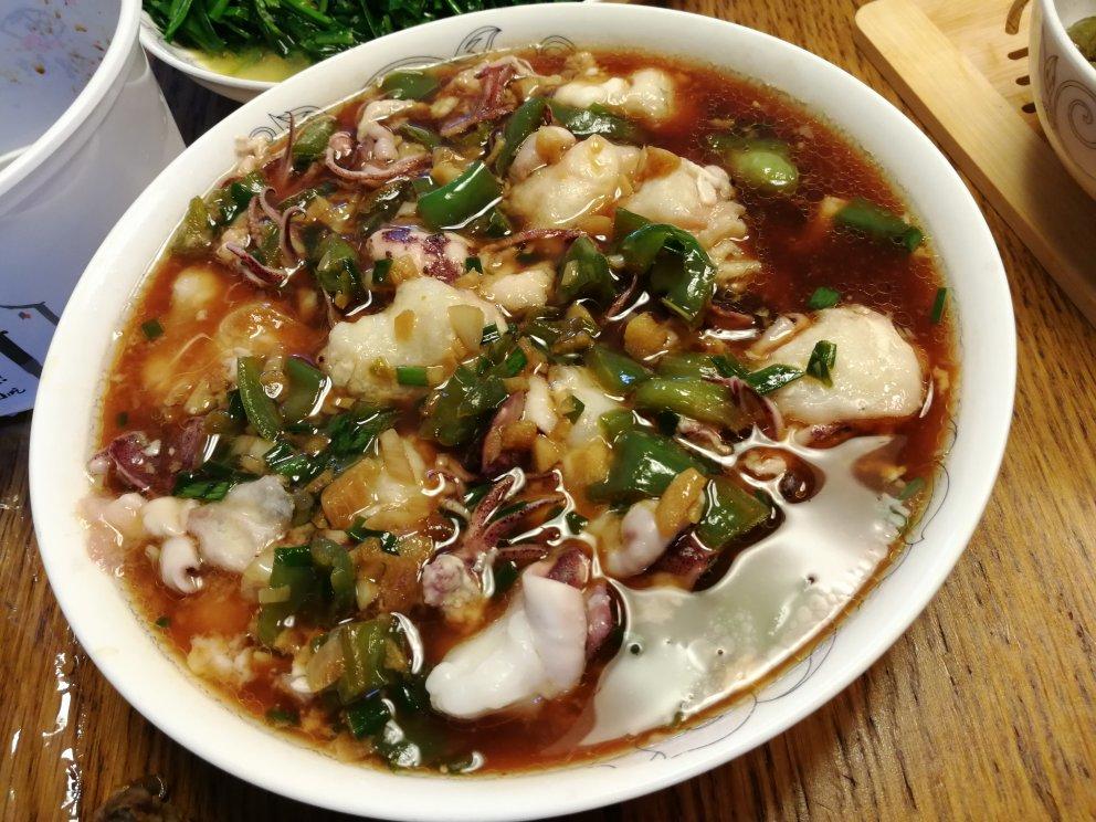 葱油大鱿鱼