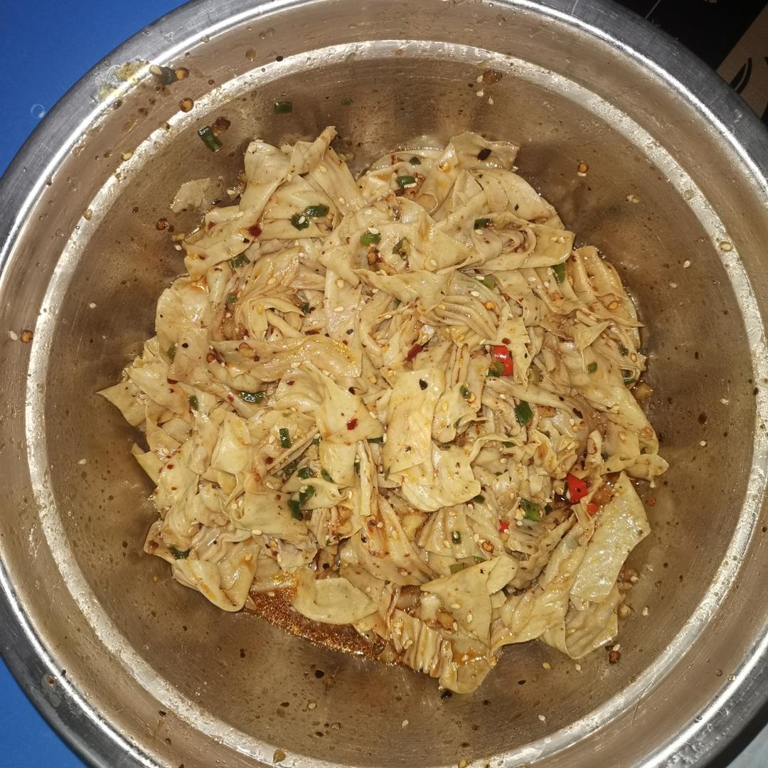 凉拌油豆皮