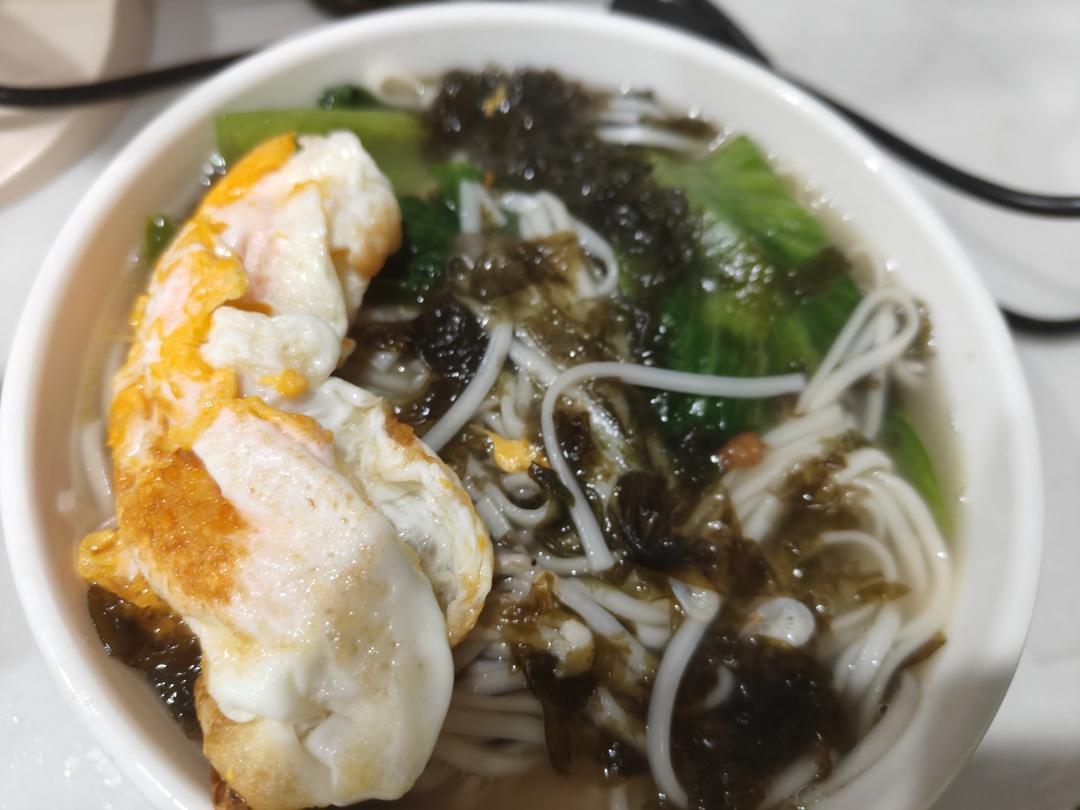 快手懒人五分钟紫菜鲜汤面