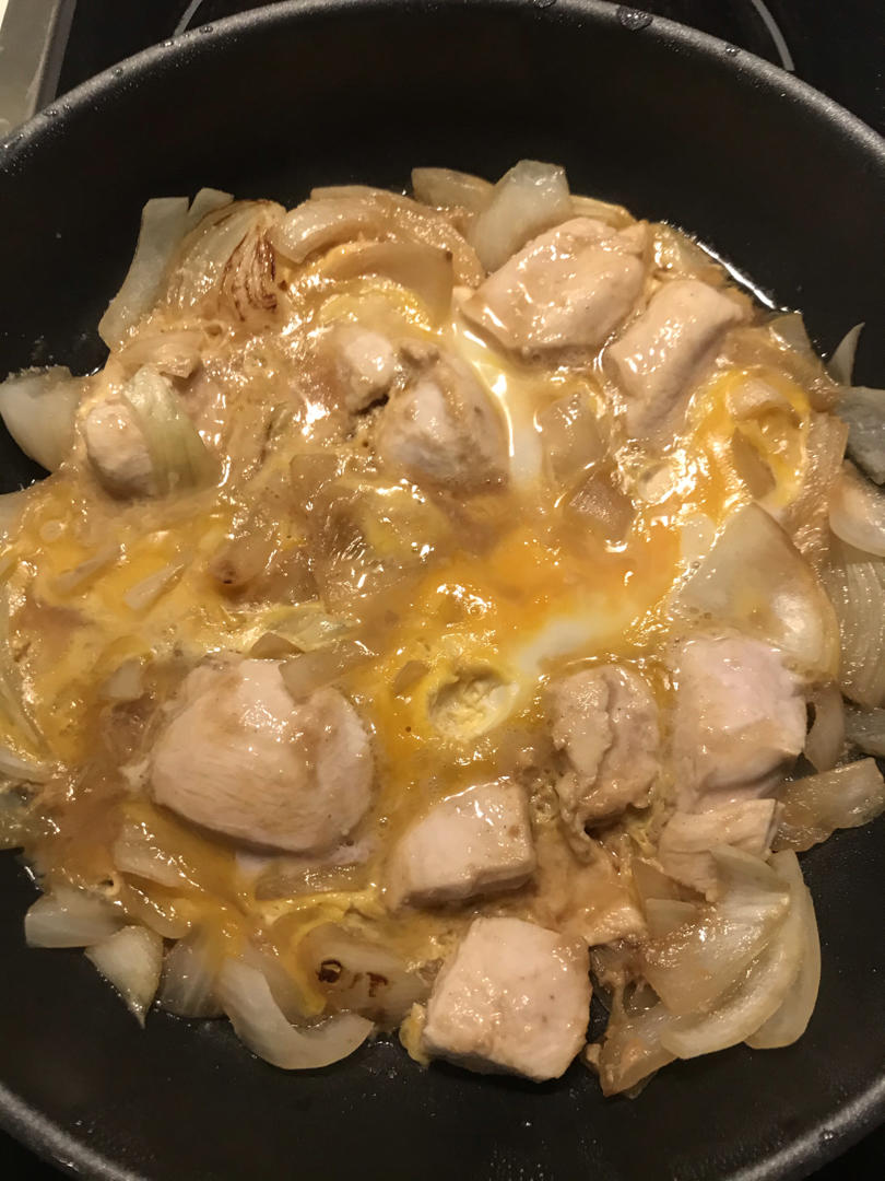 亲子丼-目前我做得最好吃的版本