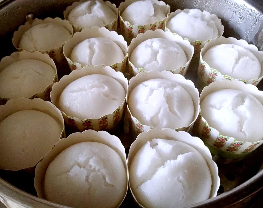 嗲囡囡ee做的记忆中绵软香甜糯米发糕