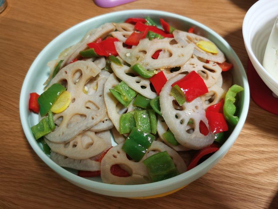 清炒藕片