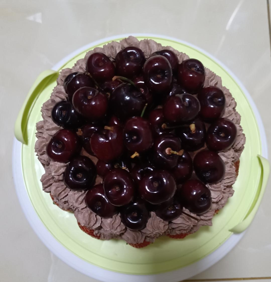 ㊙️手残党必入❗️不用抹面的车厘子裸蛋糕❗🍒️