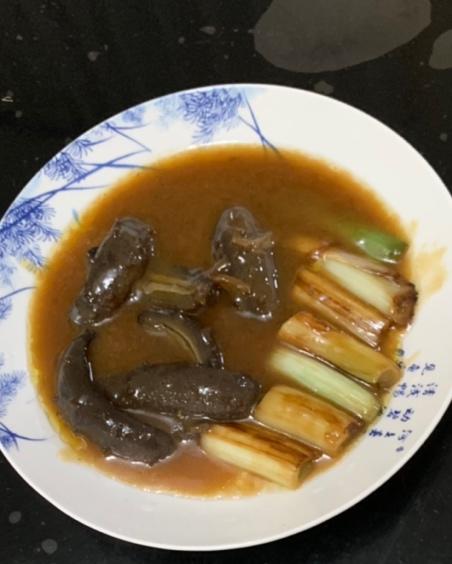 家庭版葱烧海参