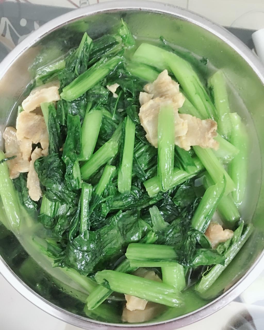 静静坚持做的潮汕家常菜之春菜猪肉