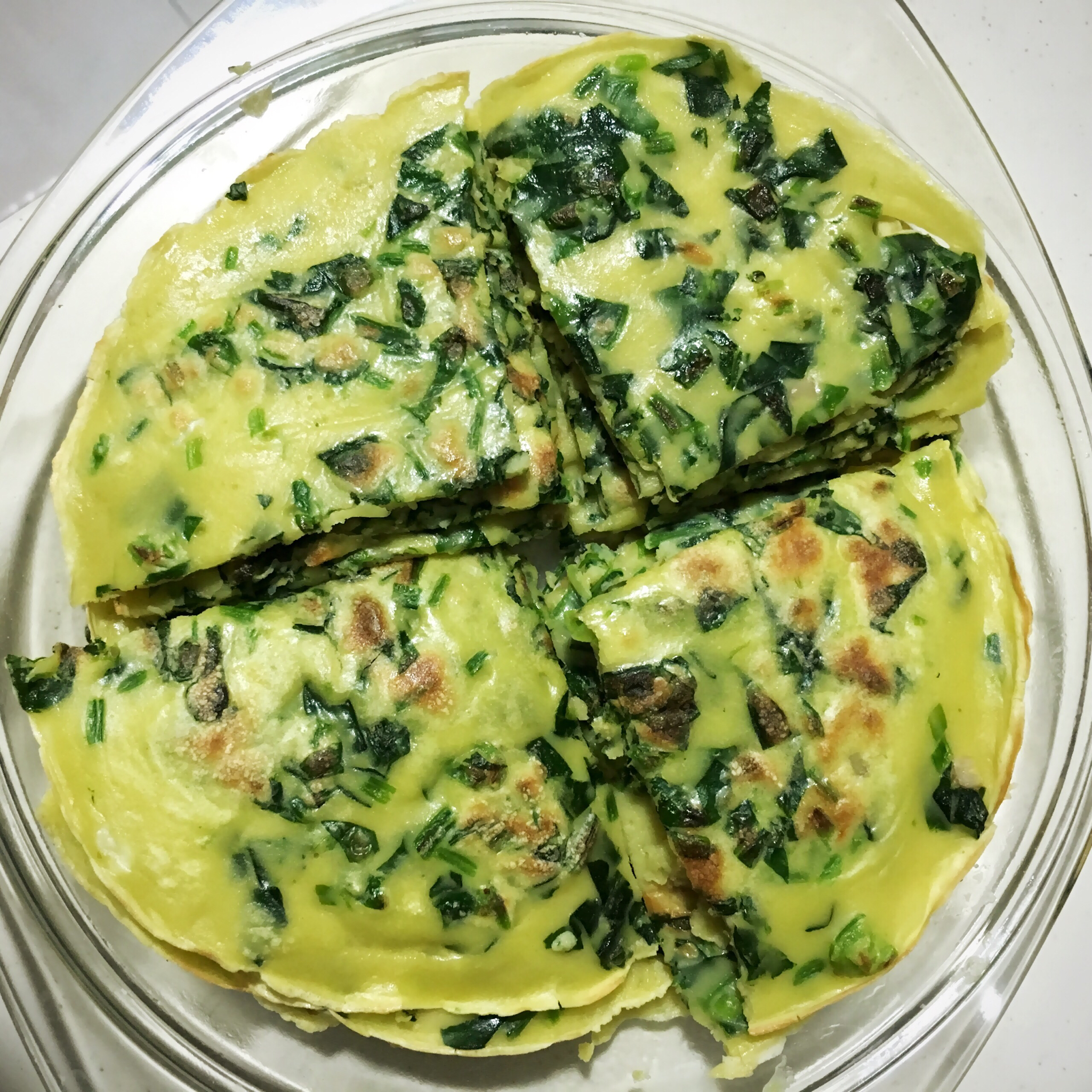 菠菜煎饼