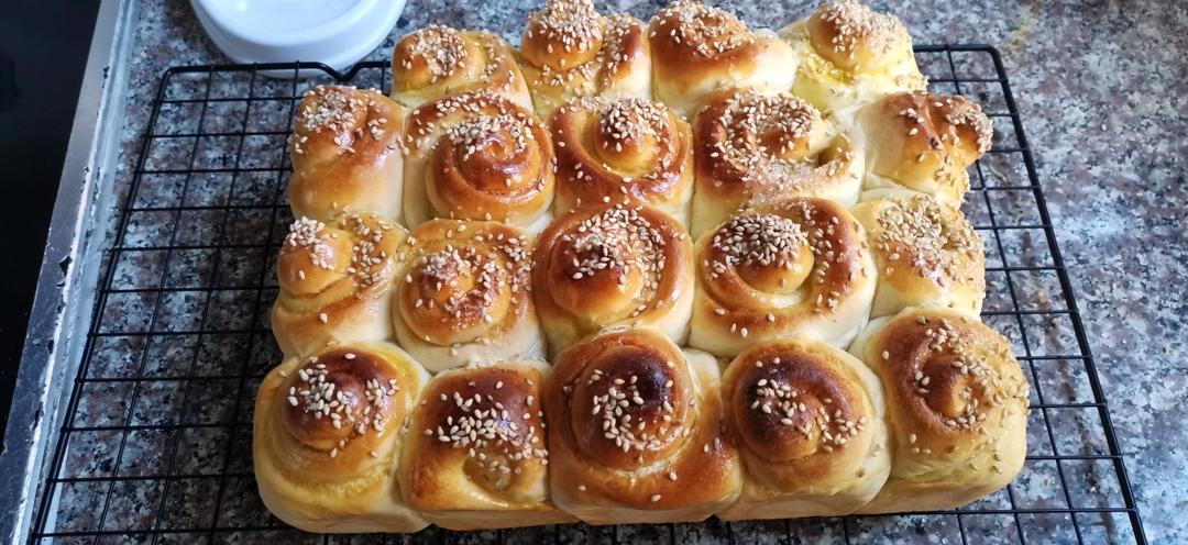 香脆柔软的蜂蜜脆底面包