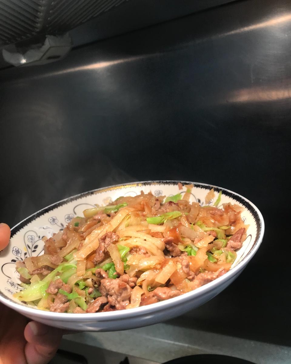 快手早餐-美味营养多汁炒饼