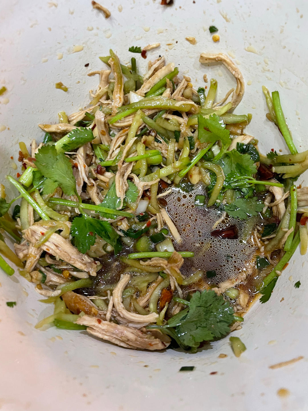 夏日减脂轻食～凉拌鸡丝