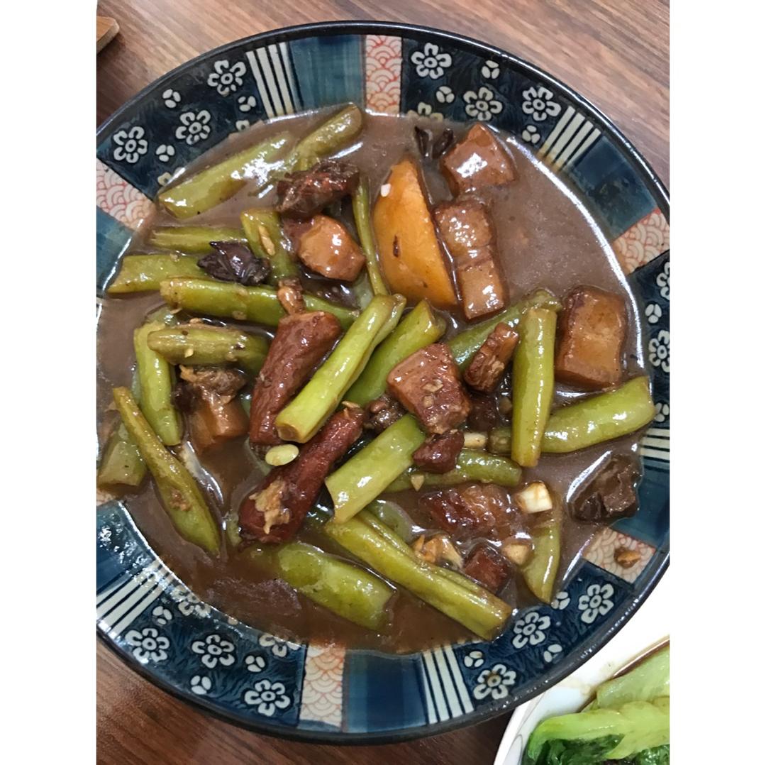 红烧肉土豆豆角