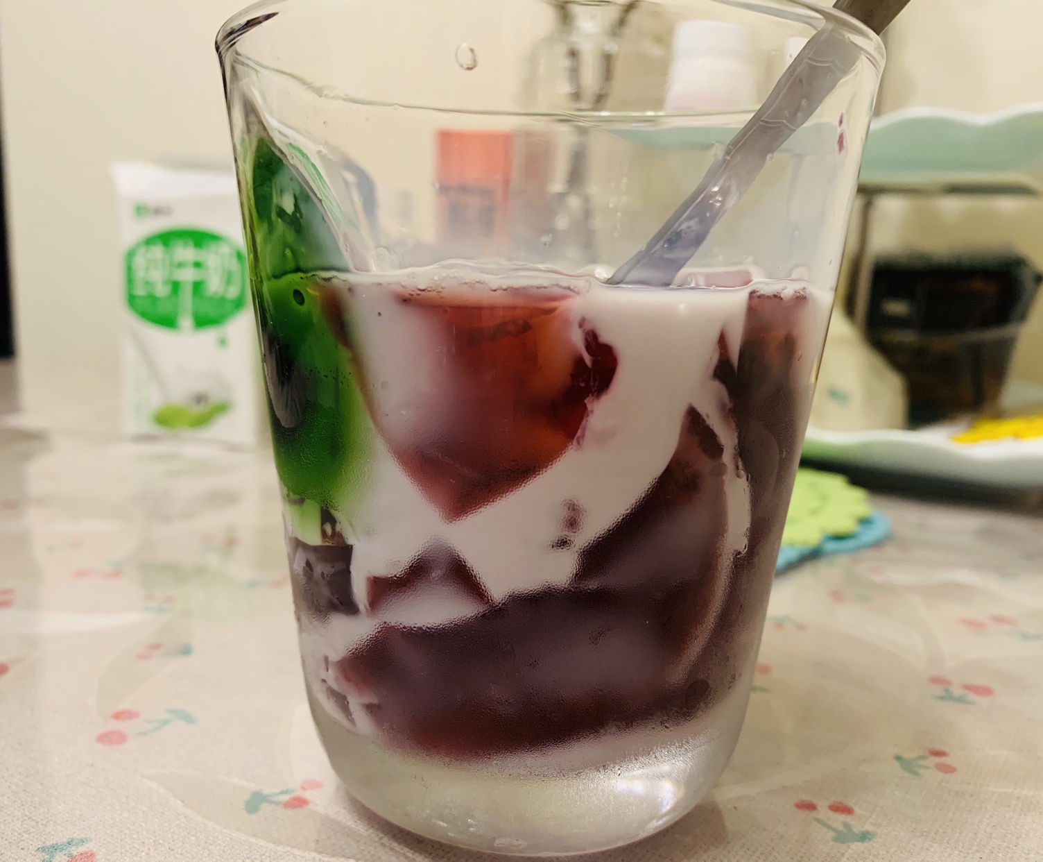 椰奶冻蓝莓味的做法