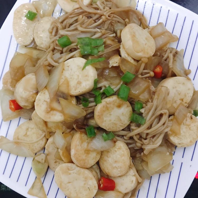 超级下饭菜--金针菇日本豆腐