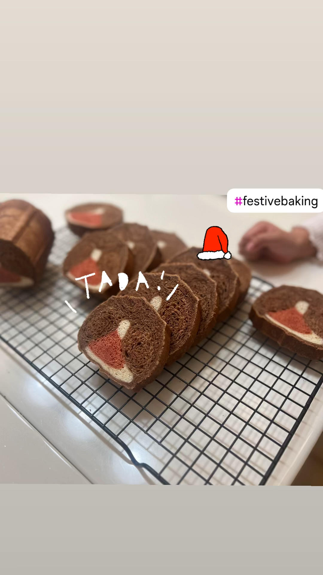 圣诞帽吐司
