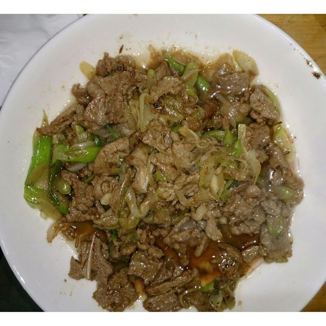 葱爆孜然羊肉