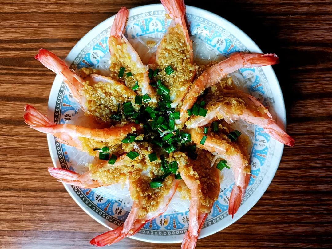 蒜蓉粉丝蒸虾