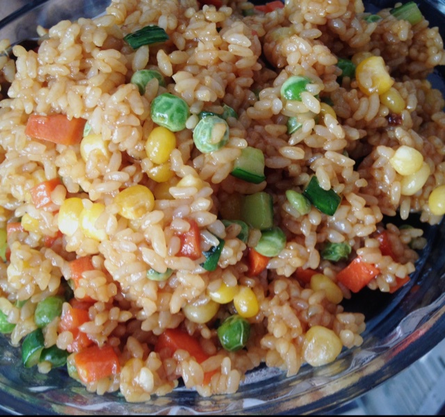 酱油素炒饭