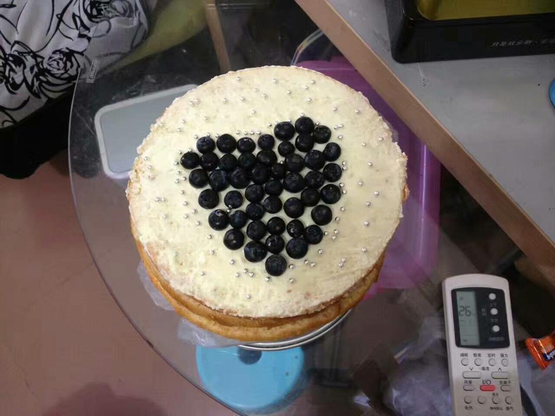 【零失败】不会裱花没关系的水果裸蛋糕 芒果裸蛋糕 完美戚风胚