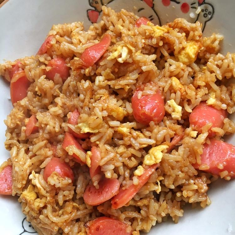 懒人酱油蛋炒饭