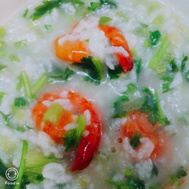 鲜虾砂锅粥