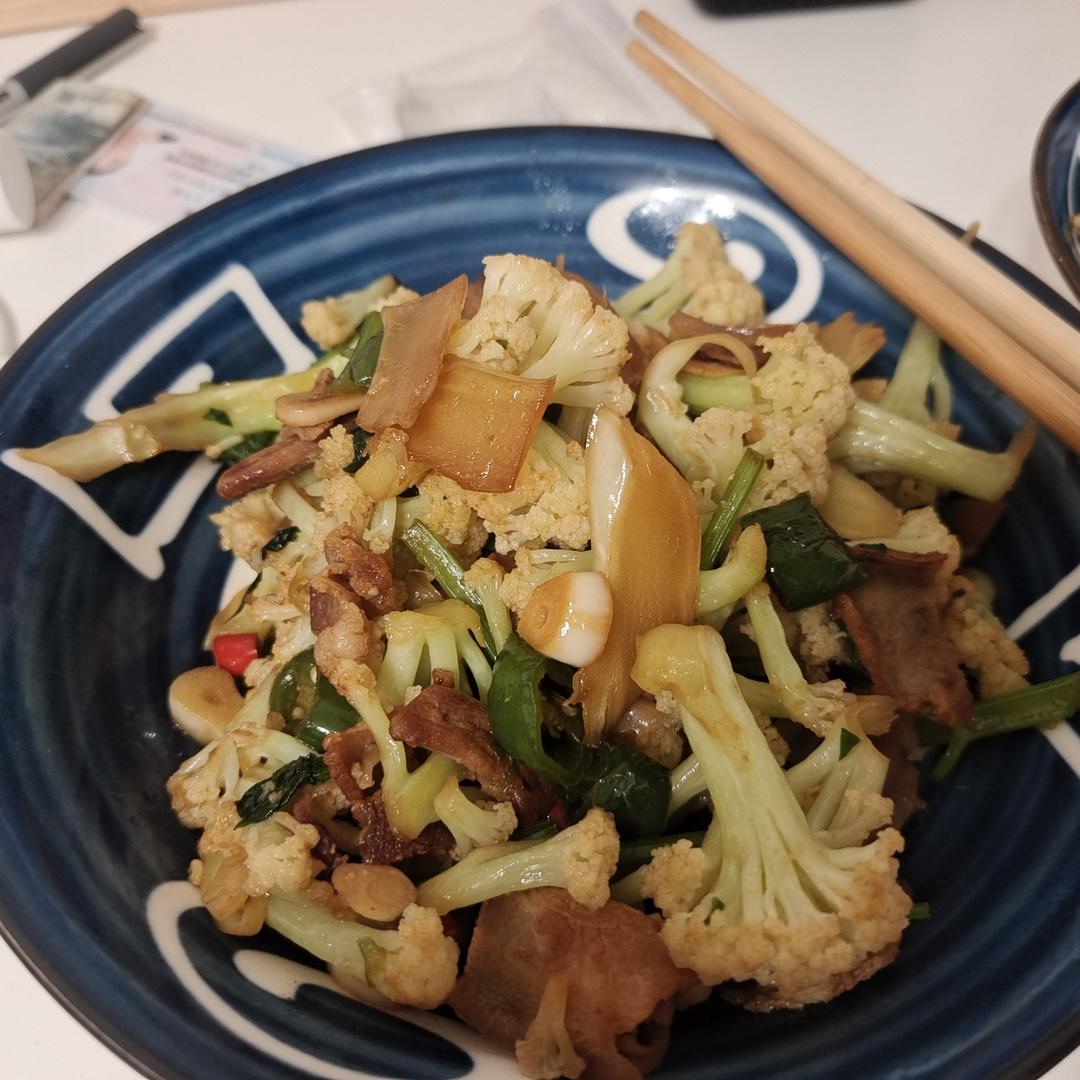 和饭店一个味道的干锅花菜