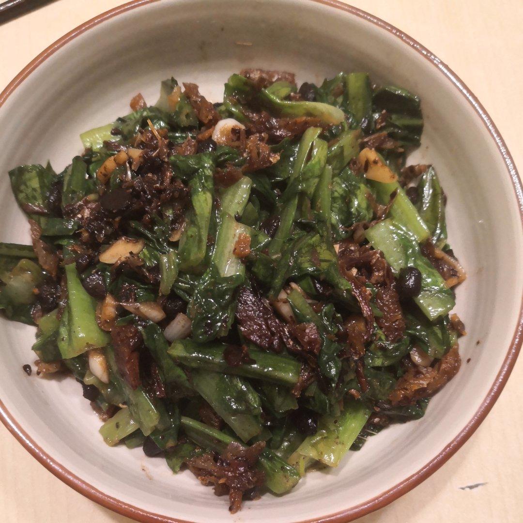 豆豉鲮鱼油麦菜