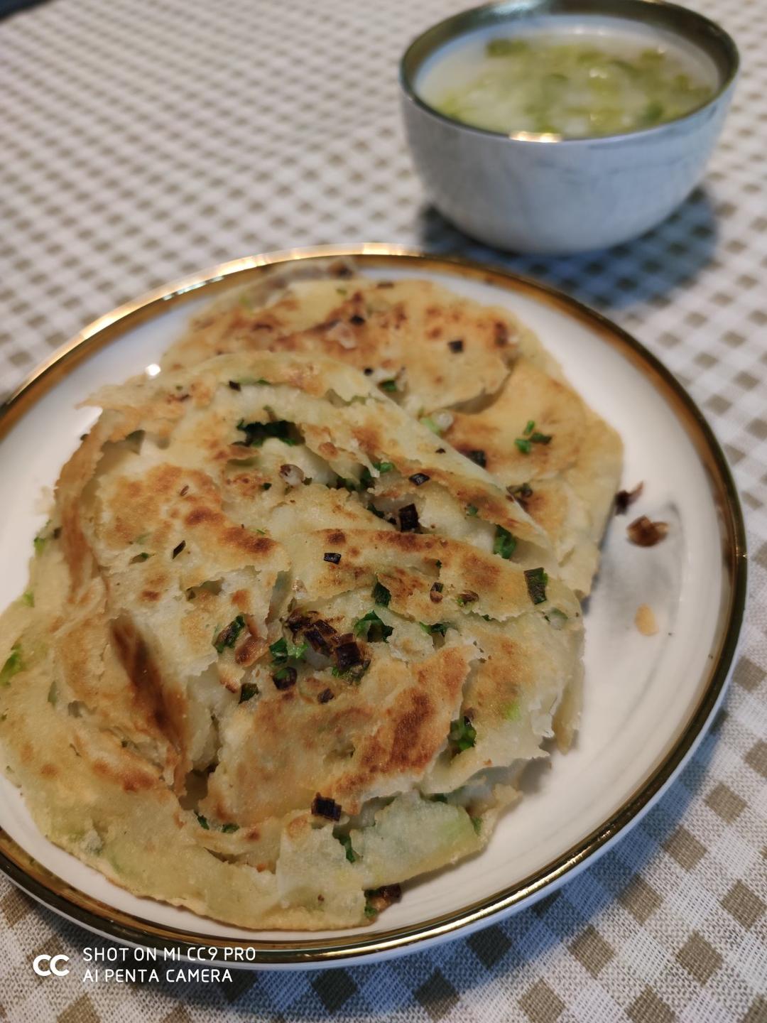 葱花油饼 Spring Onion Pancake