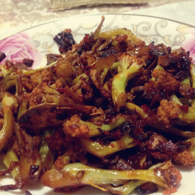 很“浪费”米饭的家常菜之一-------干锅菜花