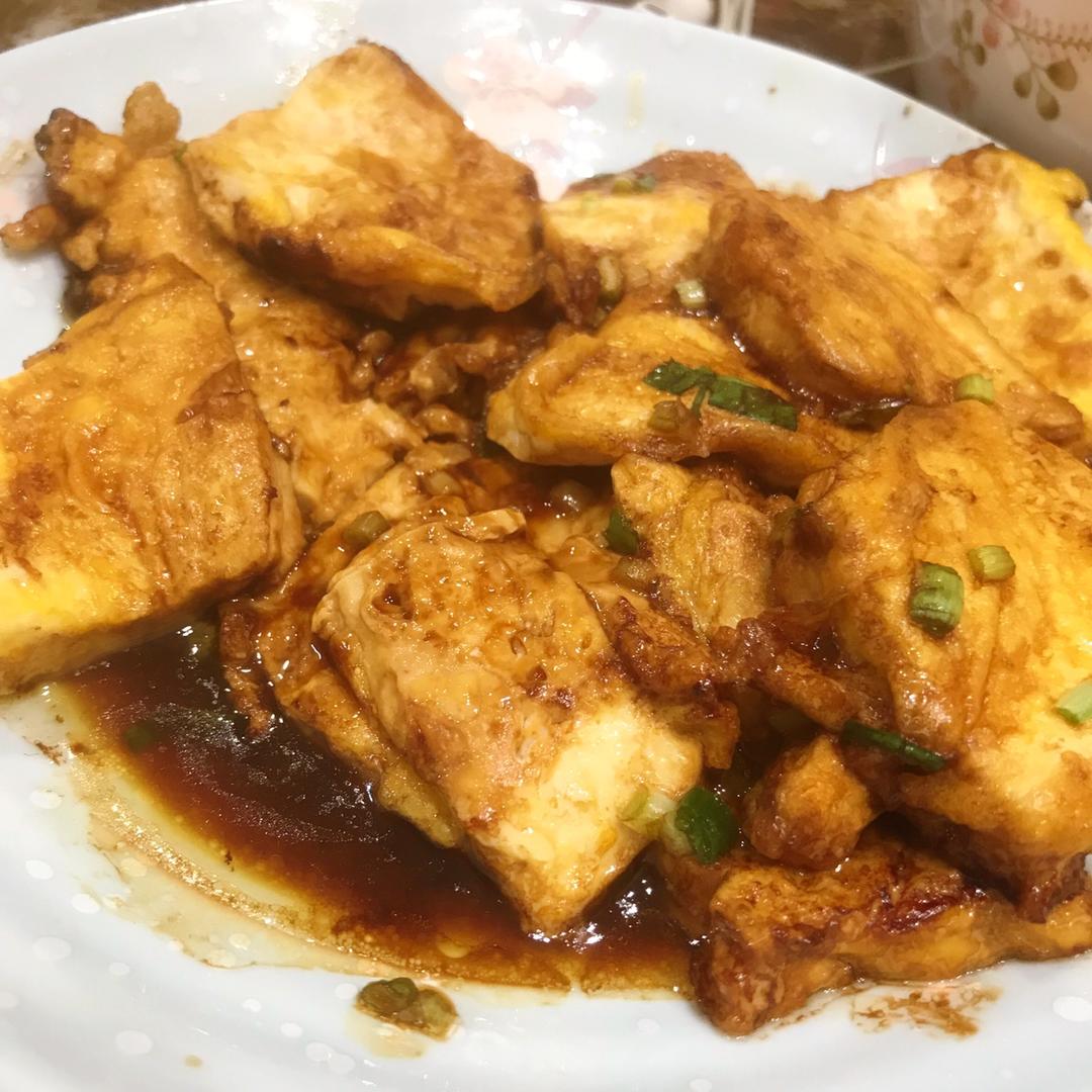 蚝油嫩豆腐