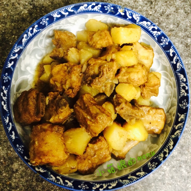 土豆炖排骨