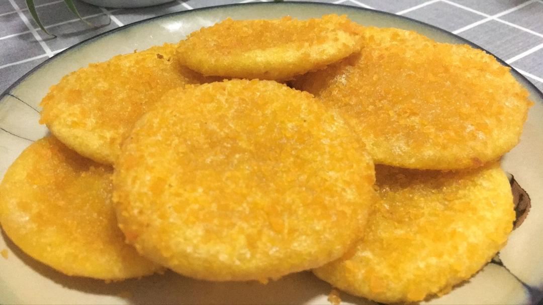 裹了面包糠的南瓜饼·速成