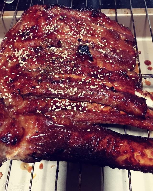 蔡菜_0nsy做的烤箱版~烤叉烧蜜汁酱猪肋排