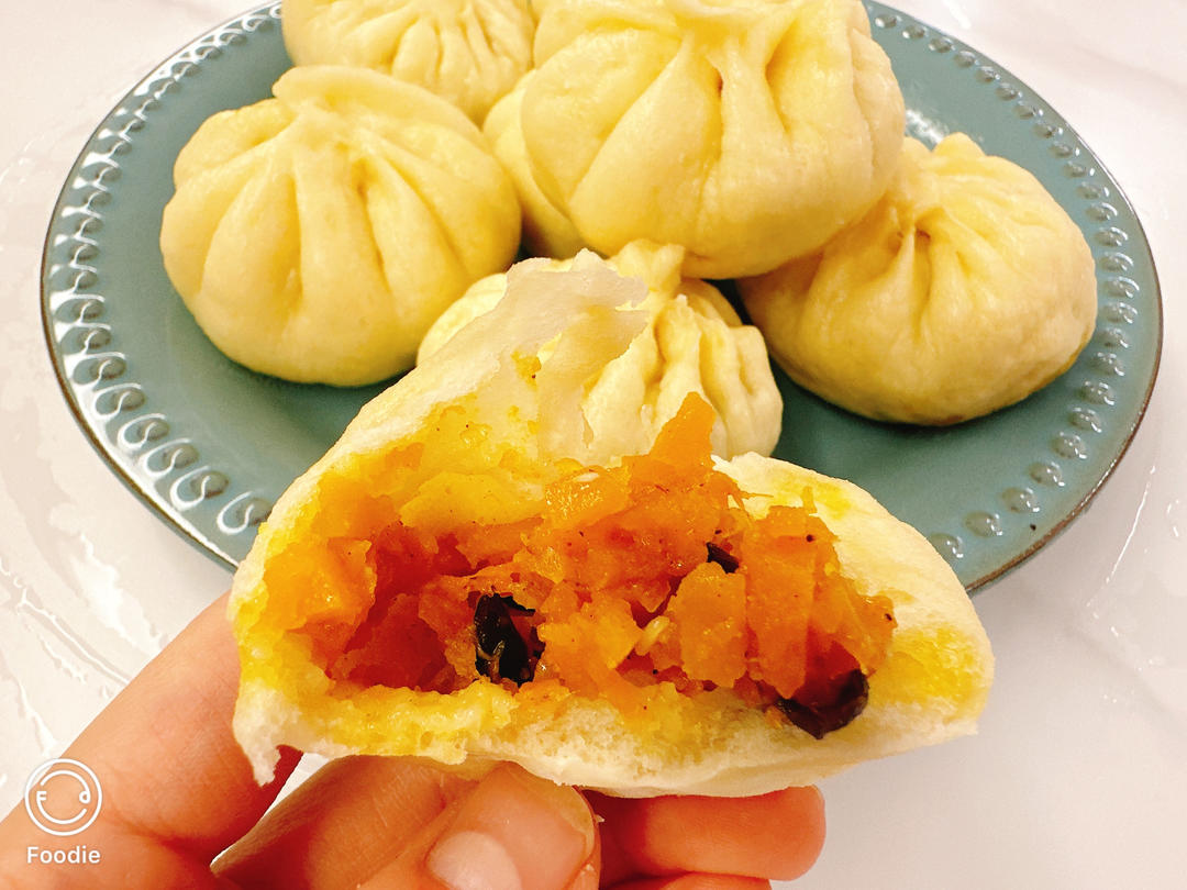 好吃到爆的南瓜包子