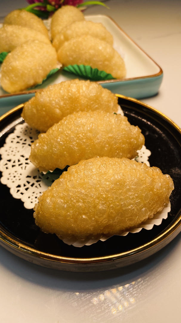 兴阳面艺工作室做的广东点心--珍珠咸水角教程